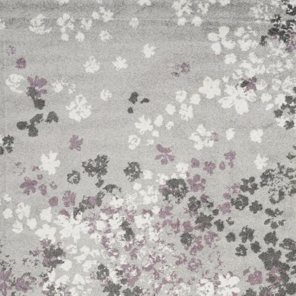Safavieh Adirondack ADR115M 4' Square Light Grey and Purple Area Rug, , large