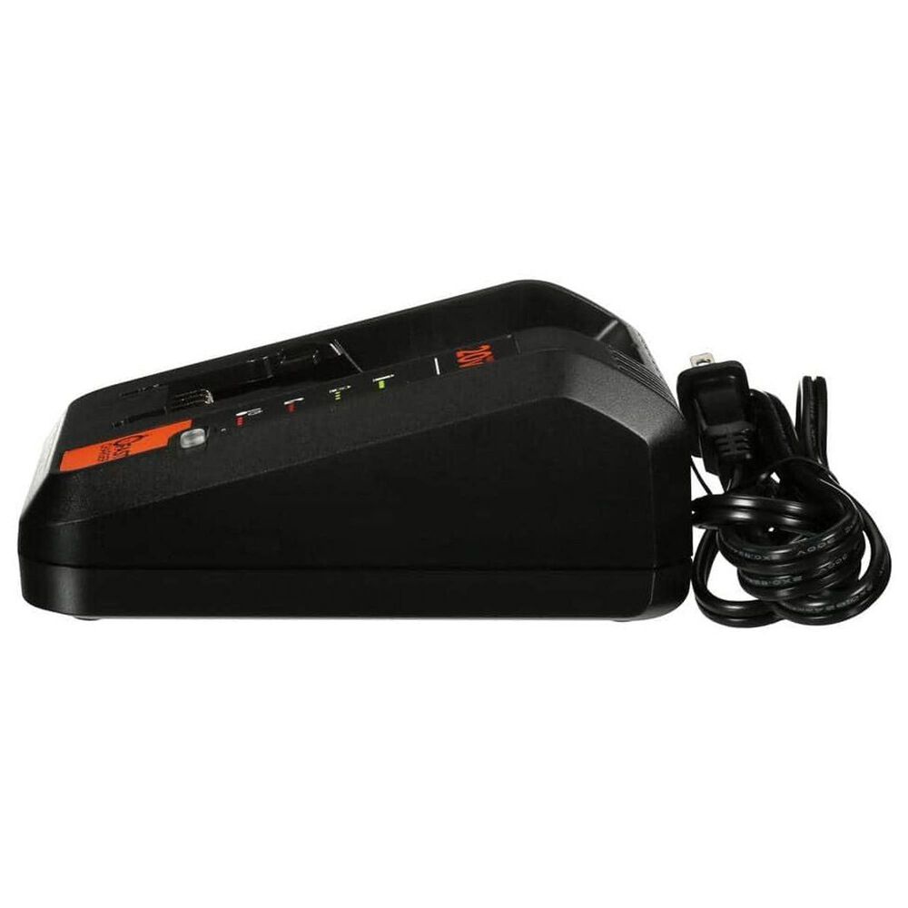 Black &amp; Decker 20V Max 2 Amp Battery Charger in Black and Orange, , large