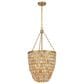 Savoy House Catalan 4-Light Pendant in Warm Brass, , large