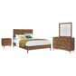 Martin Svensson Home Mid Century Modern 4-Piece King Platform Bedroom Set in Cinnamon, , large