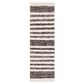 Safavieh Natura NAT329Z 2"3" x 8" Black and Ivory Runner, , large