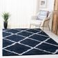 Safavieh August Shag 4"5" x 6"5" Navy and Ivory Area Rug, , large