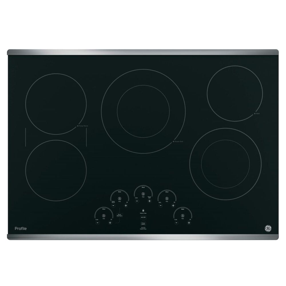 GE Profile 30" Built-In Touch Control Electric Cooktop, , large