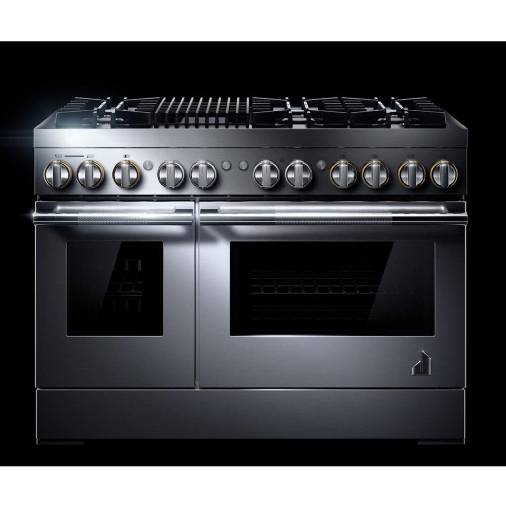 JennAir Rise 48&quot; Professional Range with Gas Grill in Stainless Steel, , large