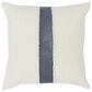 Classic Home Steam 26" Square Throw Pillow in Sea Fog Blue and Ivory, , large