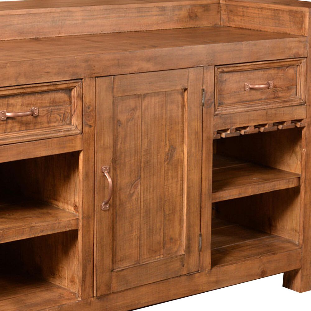 Sunset Bay Urban Rustic 82&quot; Bar in Rustic Brown, , large