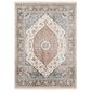 Surya Carlisle Oriental 2" x 2"11" Light Sage, Pale Blue, Dusty Pink, Cream, Light Gray and Medium Brown Area Rug, , large