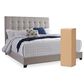 Ashley Dolante Queen Upholstered Bed in Beige, , large
