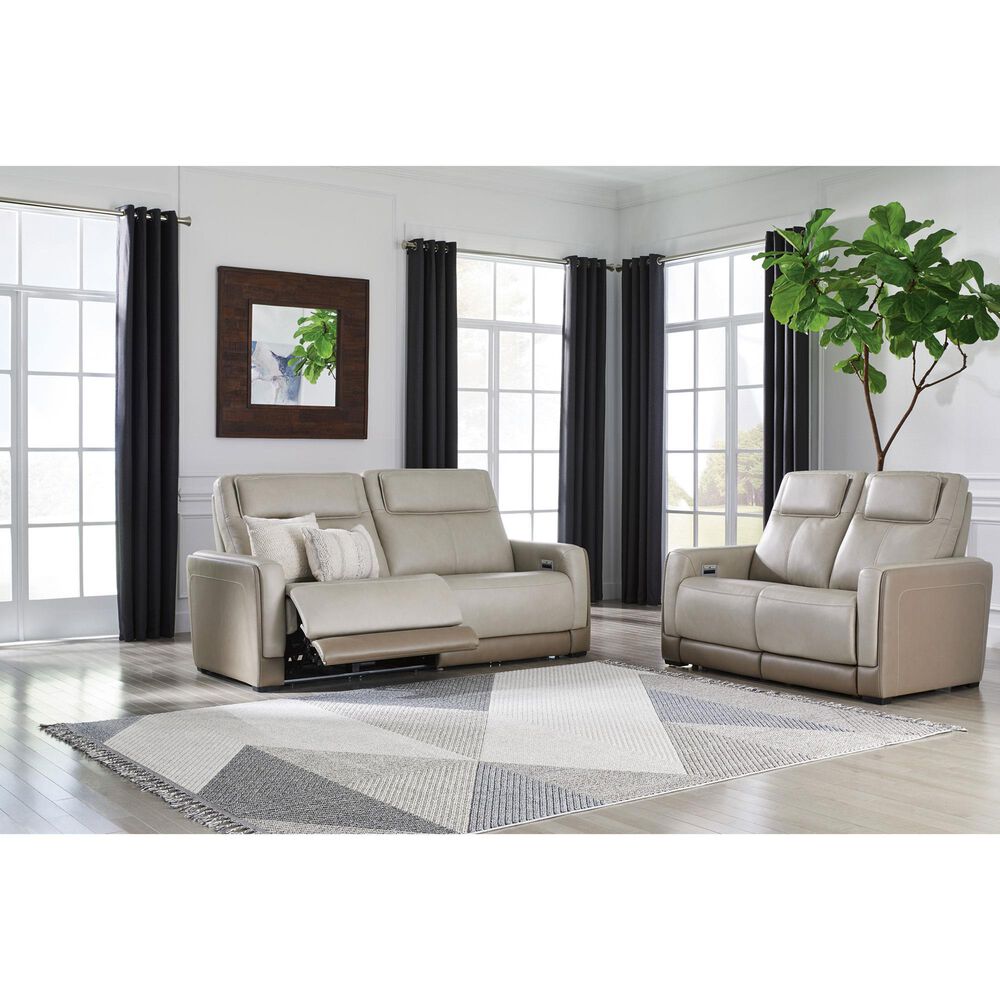 Ashley Battleville Power Reclining Loveseat in Almond, , large