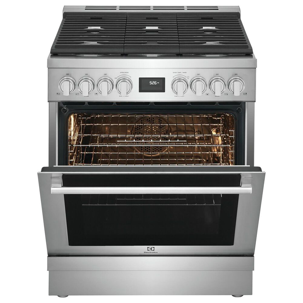 Electrolux 30&quot; Dual-Fuel Freestanding Range in Stainless Steel, , large