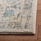 Safavieh Evoke EVK220C 11" x 15" Ivory and Blue Area Rug, , large