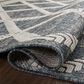 Loloi II Rainier RAI-05 5"3" x 7"7" Denim and Ivory Indoor/Outdoor Area Performance Rug, , large