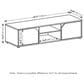 HOMLUX 47.2" TV Stand with 2-Door in Espresso, , large
