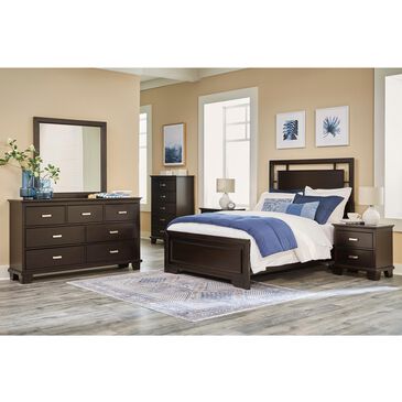 Ashley Covetown 5-Piece Full Bedroom Set in Dark Brown, , large