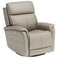 Flexsteel View Swivel Power Recliner with Headrest and Lumbar in Dove, , large