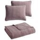 Hallmart Collectibles Sierra 3-Piece Queen Coverlet Set in Eggplant, , large