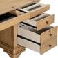 Riva Ridge Chateau Philippe 2-Piece Executive Desk and File Cabinet Set in Cognac, , large