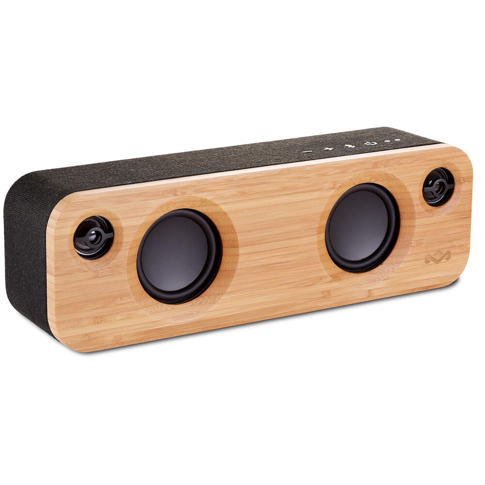 House of Marley Get Together Mini Bluetooth Bamboo Speaker in Signature Black, , large