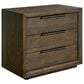 Furniture Worldwide Modern 5 Piece Queen Panel Bedroom Set in Sable with USB Ports, , large