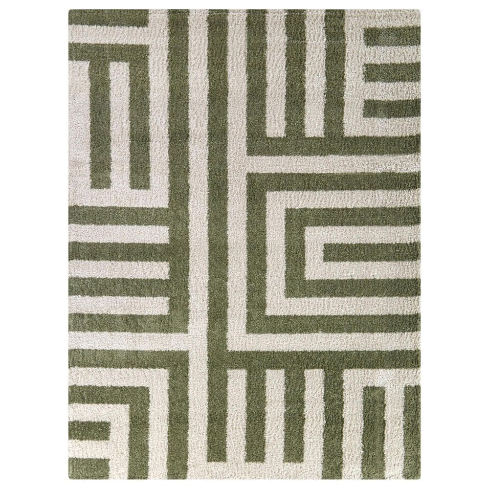Balta Rugs Cantor 5"3" x 7" Green Area Rug, , large