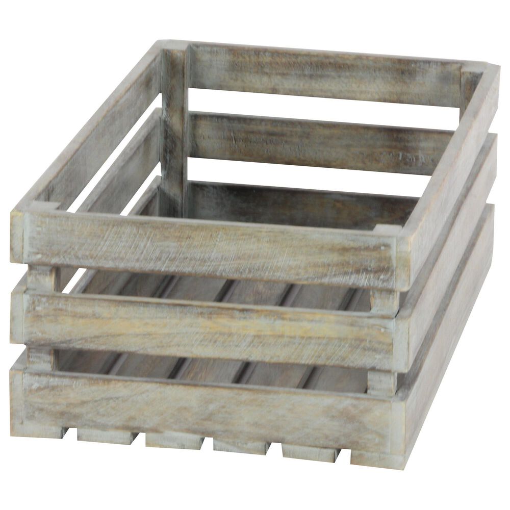 Maple and Jade Farmhouse Wood Tray in Brown &#40;Set of 3&#41;, , large