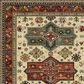 Oriental Weavers Lilihan Aztec Medallions 2" x 3" Red Area Rug, , large