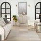 Nourison Brushstrokes 5"3" x 7"3" Beige and Silver Area Rug, , large