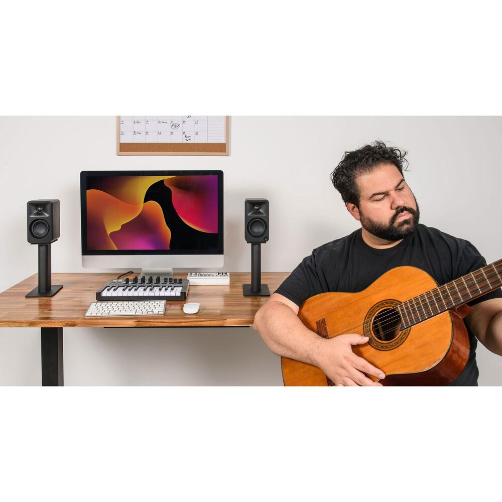 Kanto ORA Desktop Powered Reference Speakers with USB-C Input in Black (Pair), , large