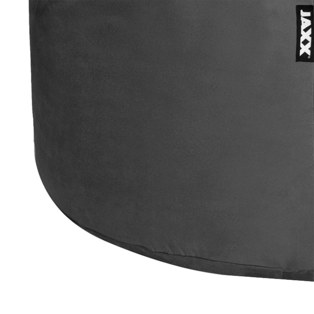 Jaxx 4&#39; Round Bean Bag with Removable Cover in Charcoal, , large
