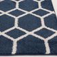 Central Oriental Salinas Zion Sail Blue and Buff 5" x 7" Area Rug, , large