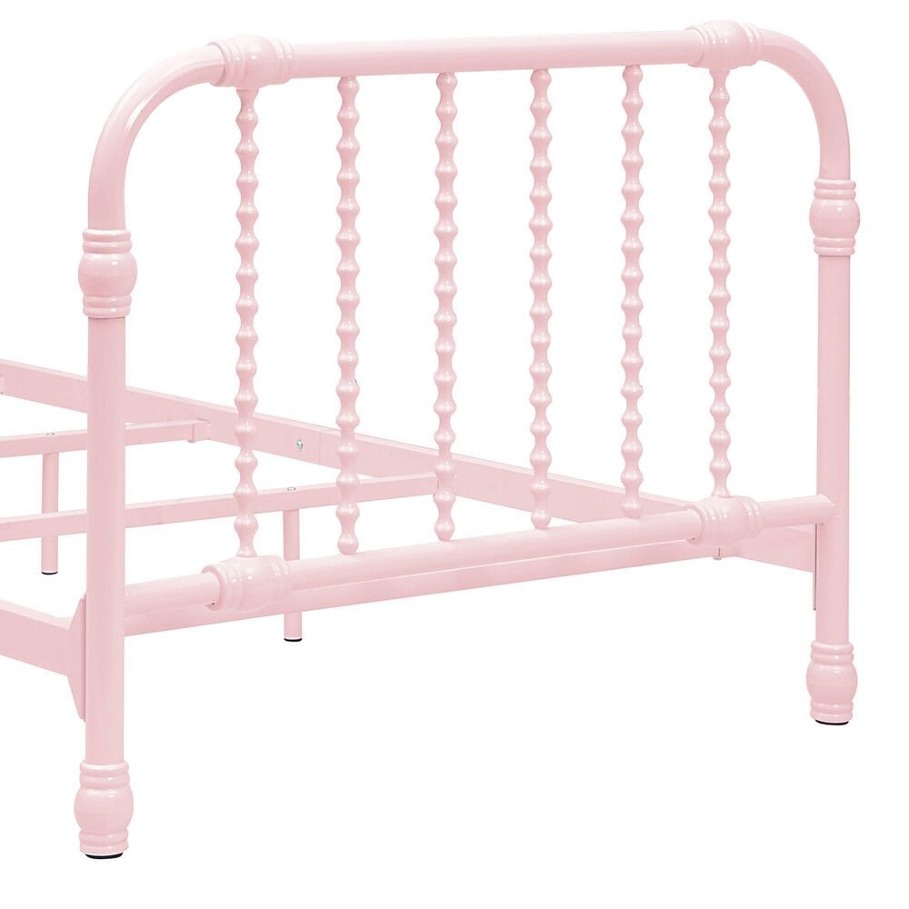 Furniture of America Wren Twin Spindle Kids Bed in Pink, , large