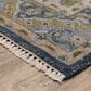 Oriental Weavers Majorca Blue and Green 6" x 9" Area Rug, , large