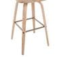 Lumisource Preston Swivel Barstool in Whitewashed and Antique Copper, , large