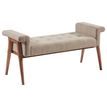Hampton Park Mason Accent Bench in Tan, , large