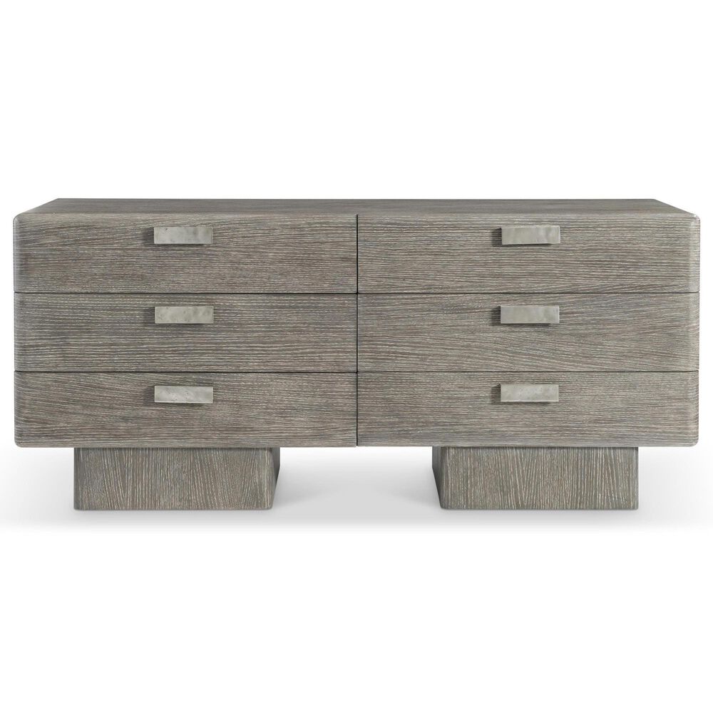 Bernhardt Monolith 6-Drawer Dresser in Wirebrushed Oak, , large
