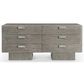 Bernhardt Monolith 6-Drawer Dresser in Wirebrushed Oak, , large