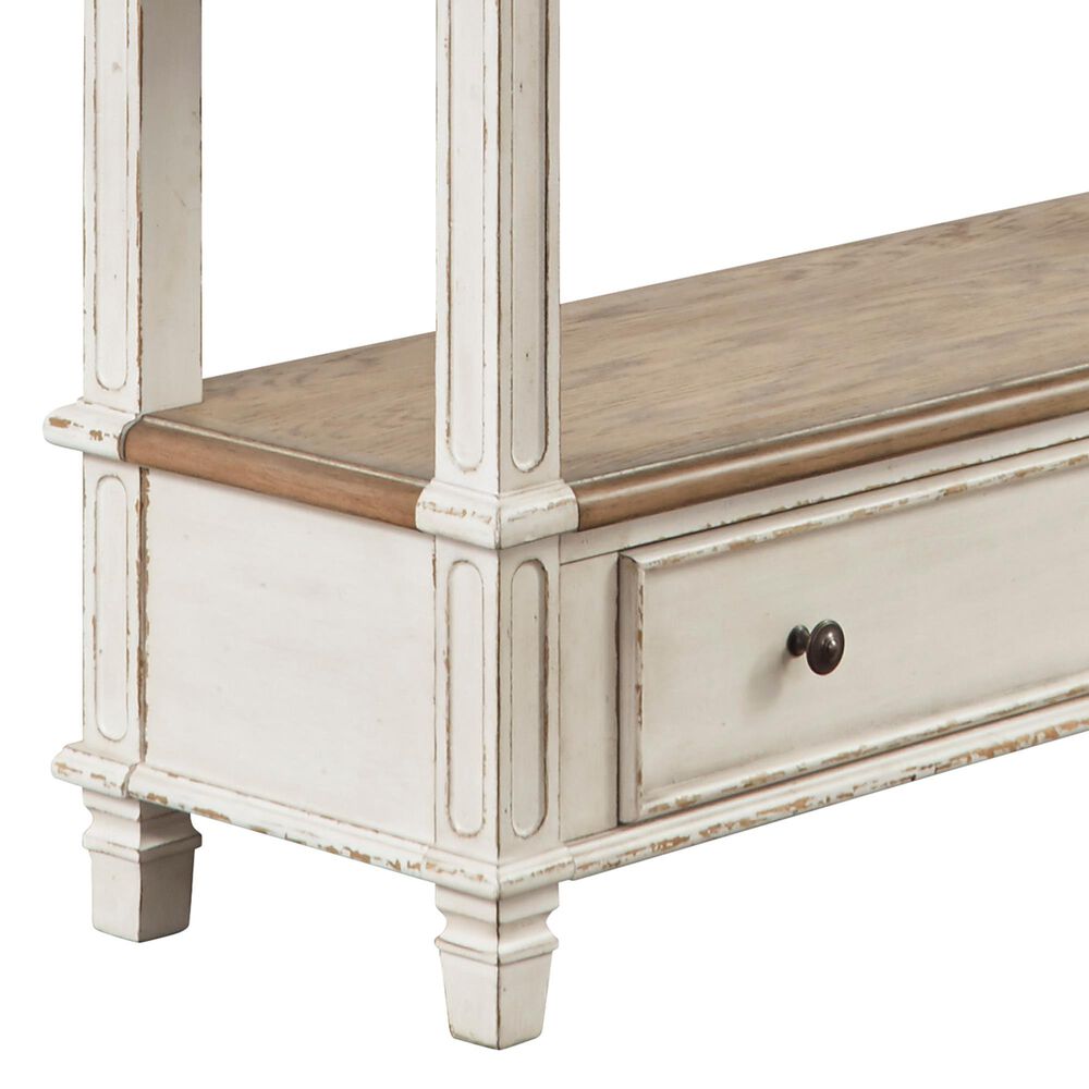 Ashley Realyn Bookcase in Brown and White, , large