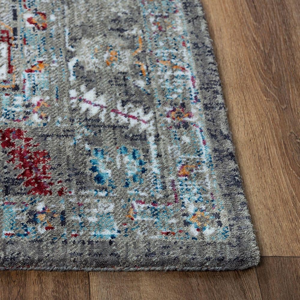 RIZZY Signature 10&#39; x 13&#39; Gray and Multicolor Area Rug, , large