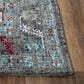 RIZZY Signature 10" x 13" Gray and Multicolor Area Rug, , large