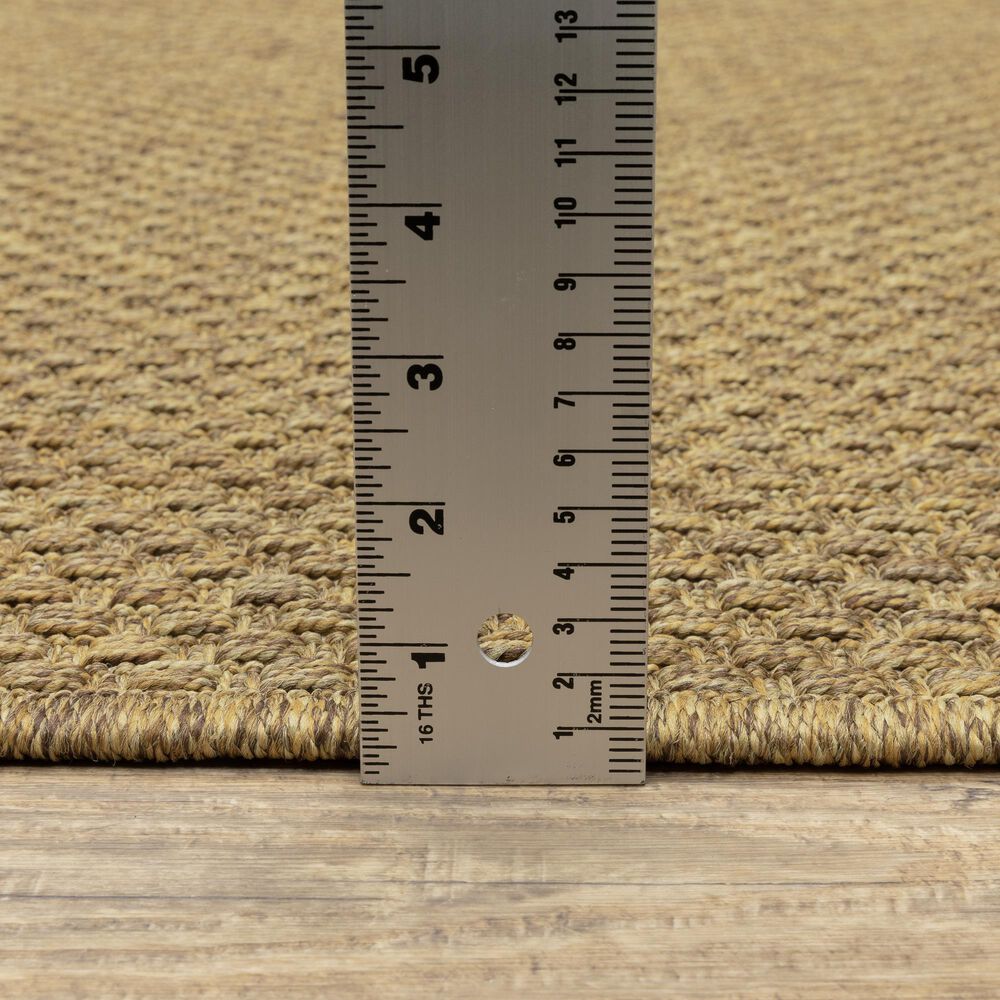 Oriental Weavers Karavia 2160N 2&#39;3&quot; x 7&#39;6&quot; Tan Area Rug, , large