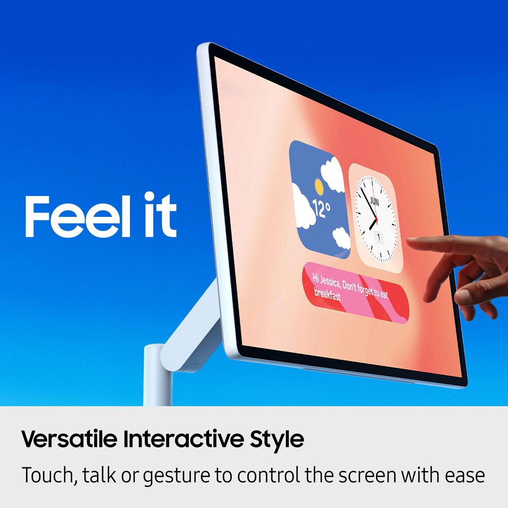 Samsung 27" Class The Movingstyle QHD Portable Smart Touch Screen in Black, Light Gray and Stone White, , large