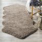 Safavieh Sheep Shag SSG101A 2"3" x 6" Silver Runner, , large