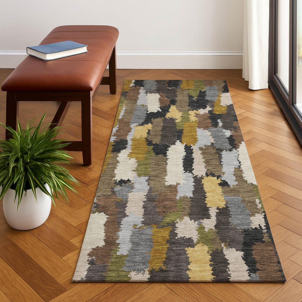 Dalyn Rug Company Kenner KN6 Black 2'3" x 7'6" Runner, , large