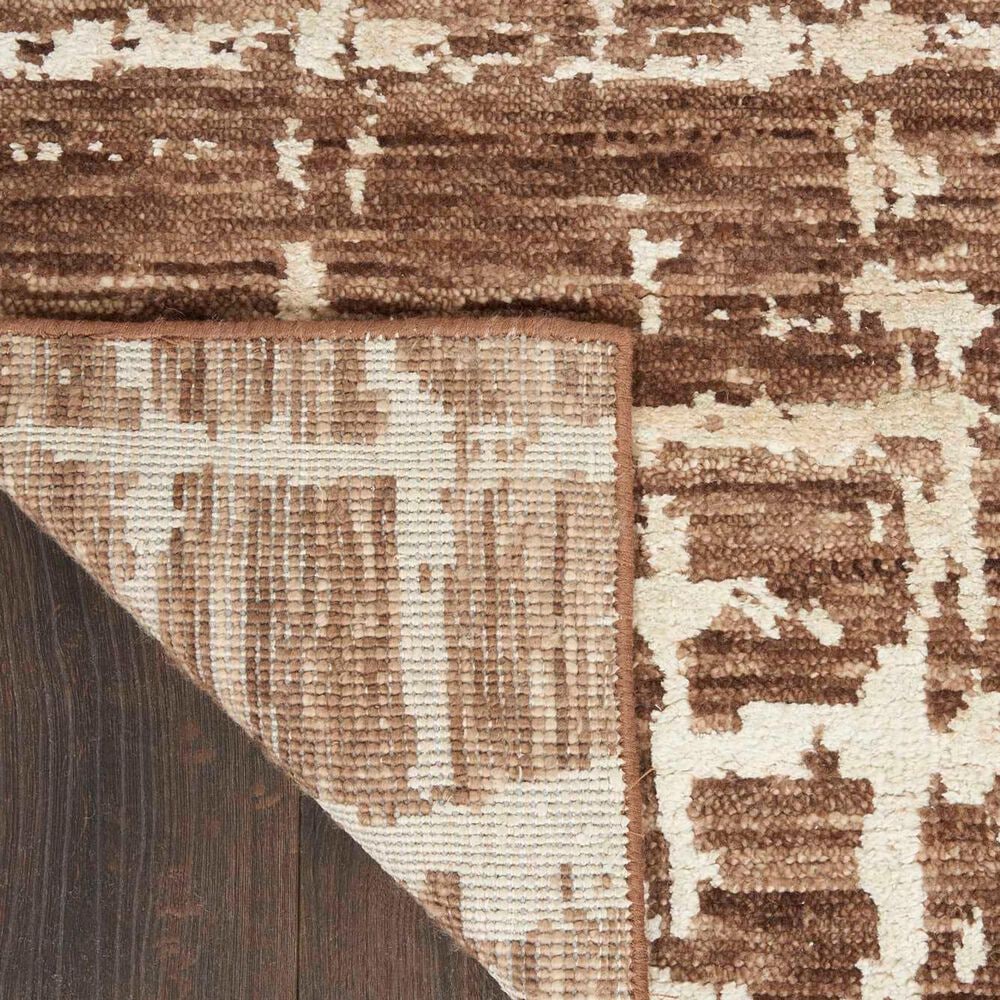 Nourison Luna 8&#39;6&quot; x 11&#39;6&quot; Mocha and Ivory Area Rug, , large