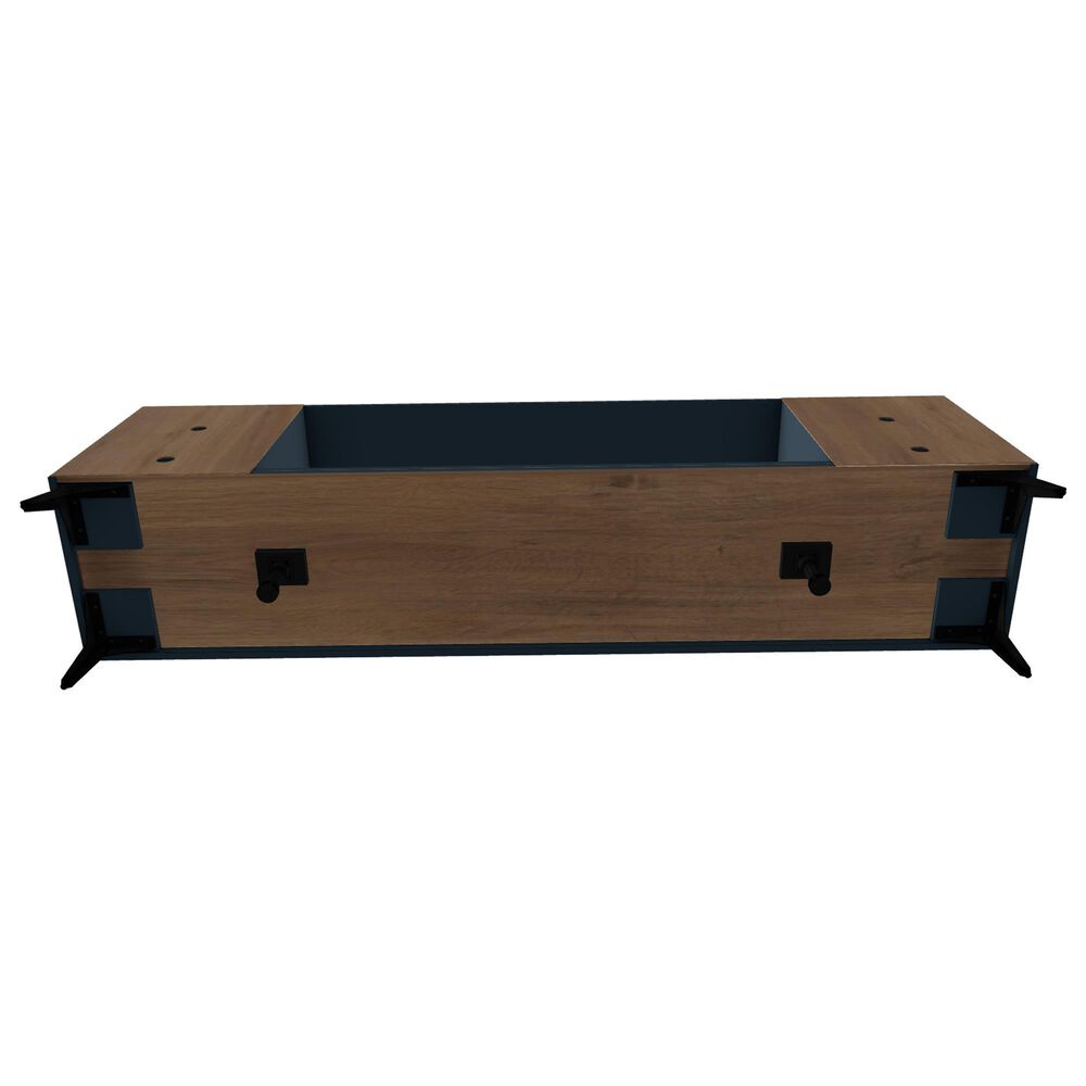 Endress International Malibu 78" Fireplace TV Stand in Denim, , large