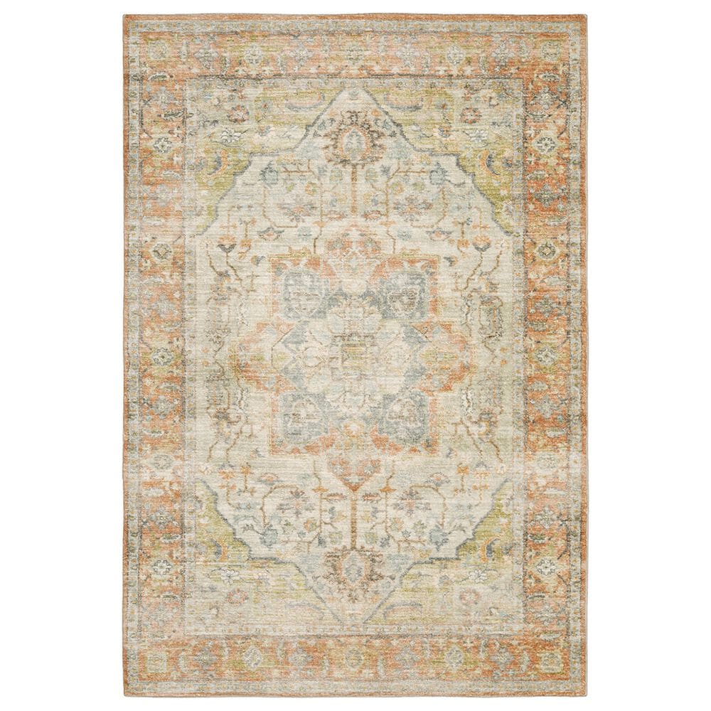 Oriental Weavers Savoy Atchison 28101 7"9" x 10" Orange Area Rug, , large