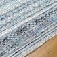 Surya Pompei Dark Blue, Slate, Black, Brown, Off-White, Blue, Sky Blue and Light Gray 10" x 14" Area Rug, , large