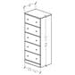Lemoore Essentials 5 Drawer Chest in Dark Oak, , large