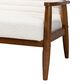 Baxton Studio Stratton Stationary Loveseat in Cream, , large