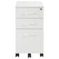 OSP Home Prado 3-Drawer Mobile File Cabinet in White, , large